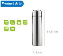 Load image into Gallery viewer, Double Wall Stainless Steel Thermal Travel Vacuum Flask