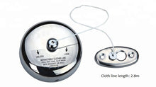 Load image into Gallery viewer, 3 Metres Retractable Clothes line Stainless Steel with Wall Mount Chrome